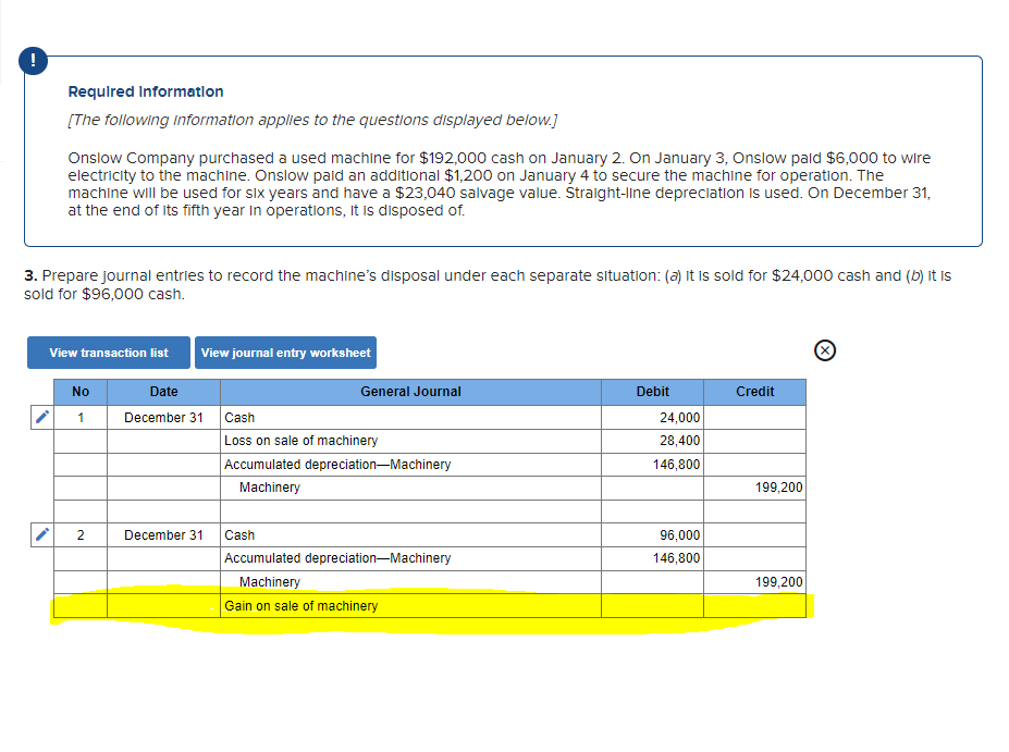 please help with highlighted portion Required Information [The following information applies to