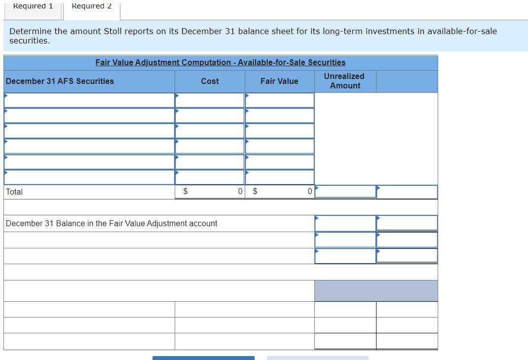 losses LO P3 [The following information applies to the questions displayed below.]
