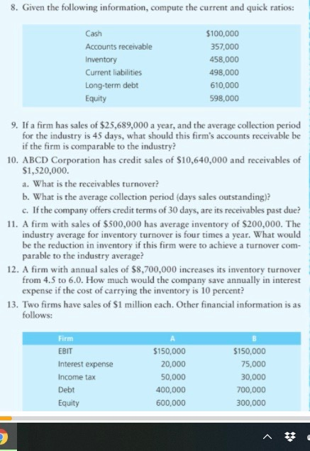 Handwriting MUST be LEGIBLE. PART 2 Financial Tools 7.700,000 1,000,000 2,100,000 100,000