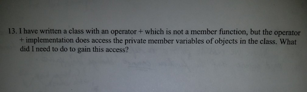two foo objects x and y, you would like the expression xty