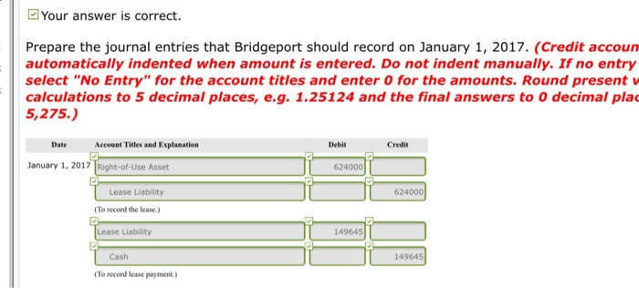 Company contracts to lease equipment for 5 years, agreeing to make a