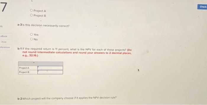 No b-1 If the required return is 11 percent, what is the