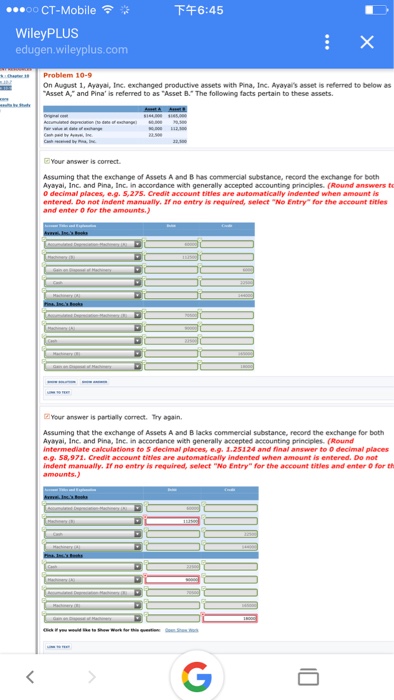  Please help to solve question in red On August 1, Ayayal,
