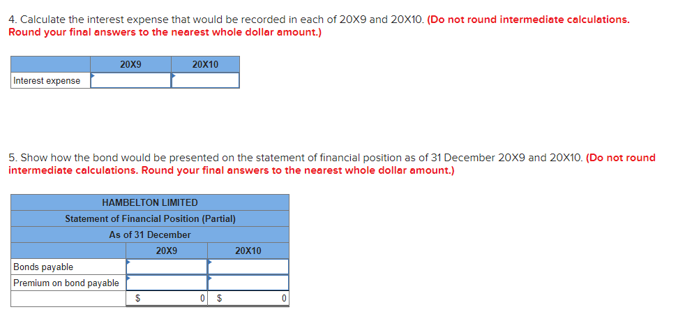 to yield 4%. Interest on the bonds is paid semi-annually and is