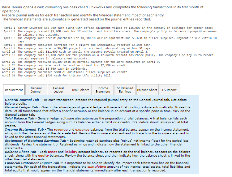 Please help with the questions below Create a general journal Create a