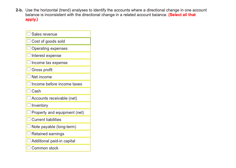 two final columns shown beside each item in Golden Corporation's comparative financial