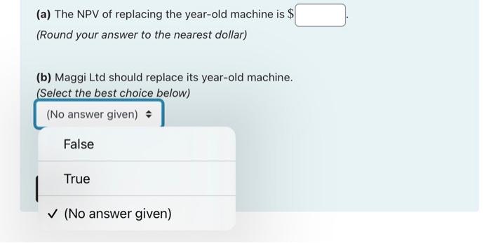 answer that is a net cash inflow, but a "-" sign is