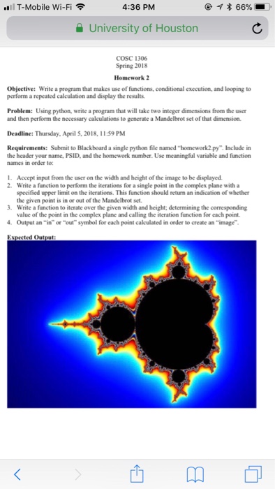  Python program help! ..i T-Mobile Wi-Fi 4:36 PM @ * 66%