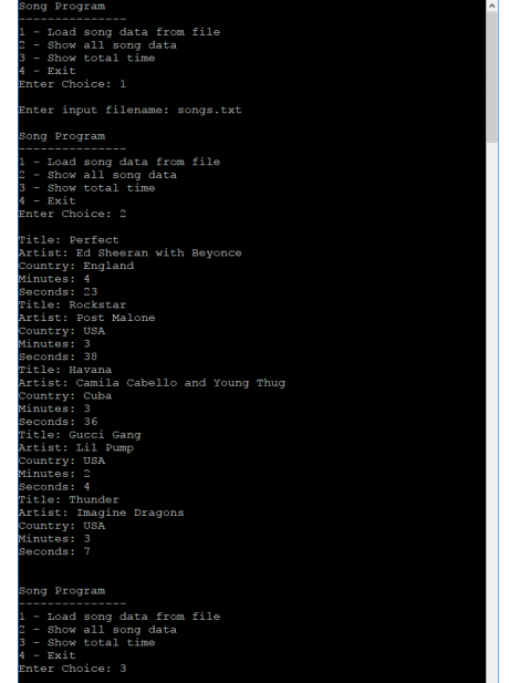 description of the file formats and sample data is given at the