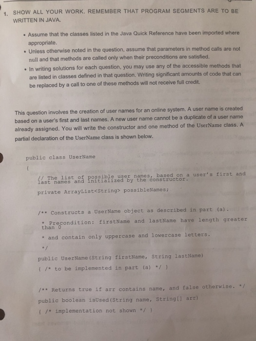  i can't figure out how to answer these in java 1.