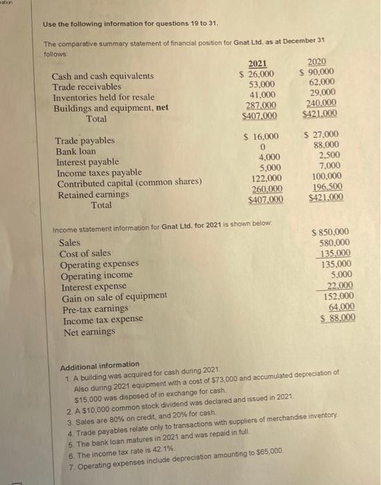  Q 27- 31 Please help me with this multiple choice !!