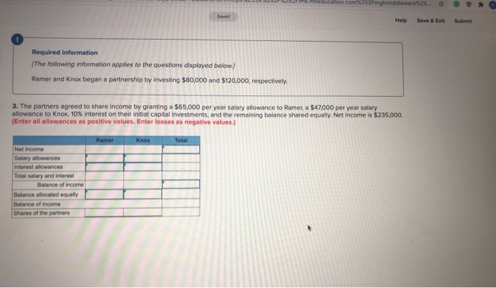  %252Fims. Meducation.com%252Fmghmiddleware%25 Seved Help Save & Exit Submit Required information [The