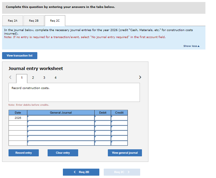 2024, the Westgate Construction Company entered into a contract to construct a