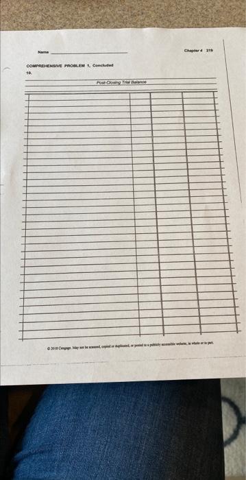 from customers on account, $1,750. 3 Paid $400 on account. 5 Paid