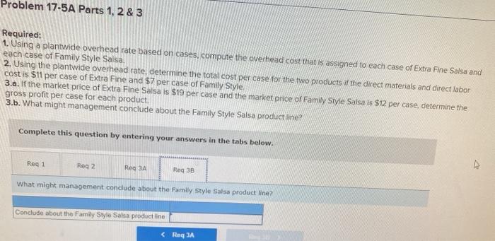 Salsa is prepared in department 1 and packaged in department 2. The