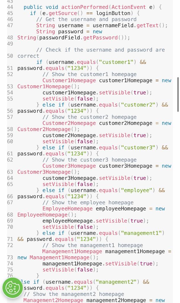 earlier. As an answer to my question, he/she wrote different customers and