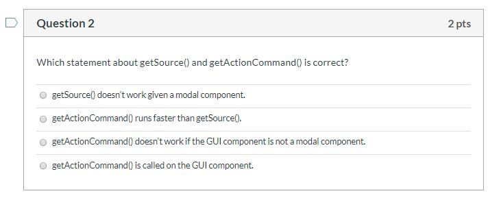  JAVA: 28 Minute Quiz. Need Help ASAP. JAVA: 30 Minute Quiz.