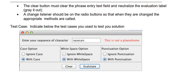 Exercise: Detecting a palindrome A palindrome is a sequence that reads the