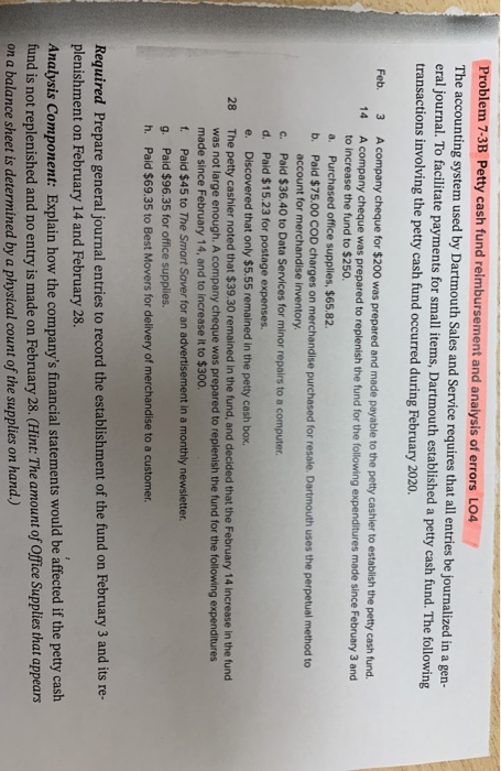 hi, i am having a hard time solving this problem 7.3B from