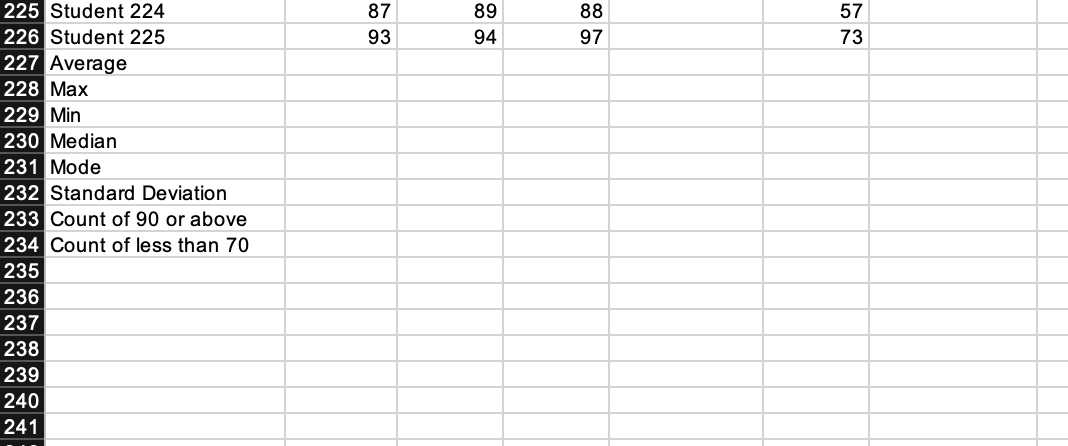 the calculation. Tests are worth 80% of the grade, and the class