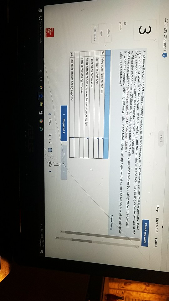 Fixed selling expense Fixed administrative expense Sales commissions Variable administrative 8.40 5.40