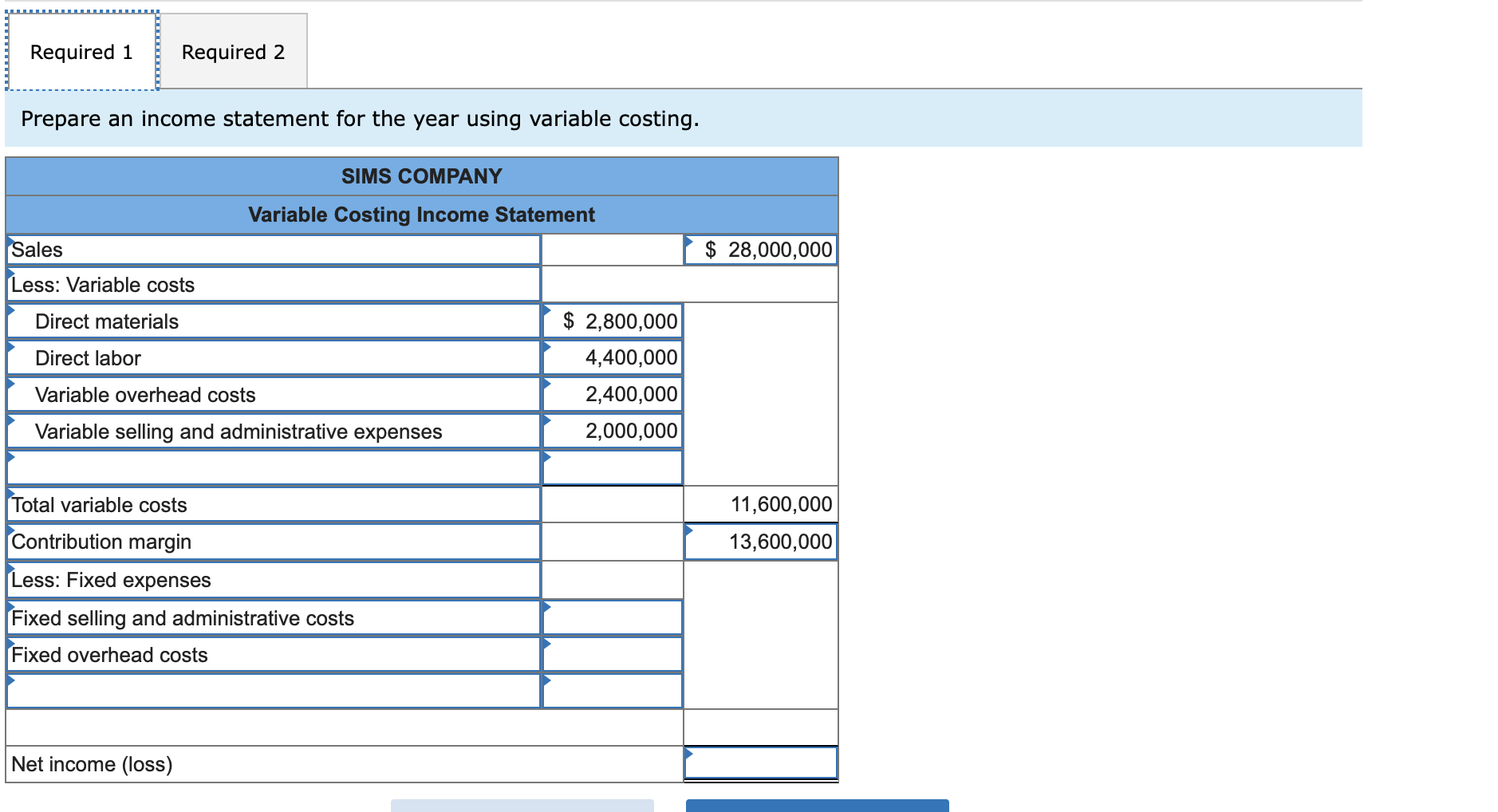 P2 Sims Company, a manufacturer of tablet computers, began operations on January