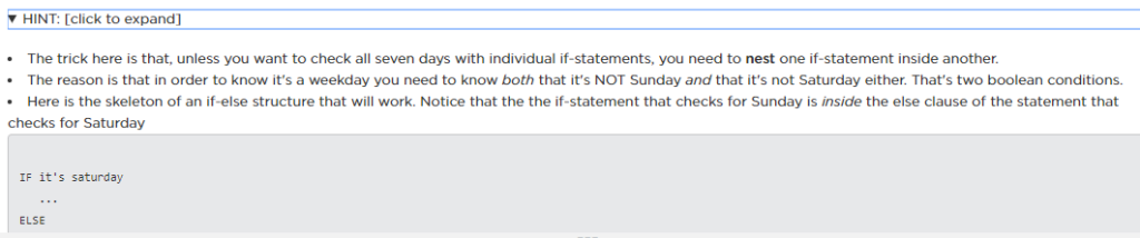 today? Select the day of the week: Add your own dropdown menu