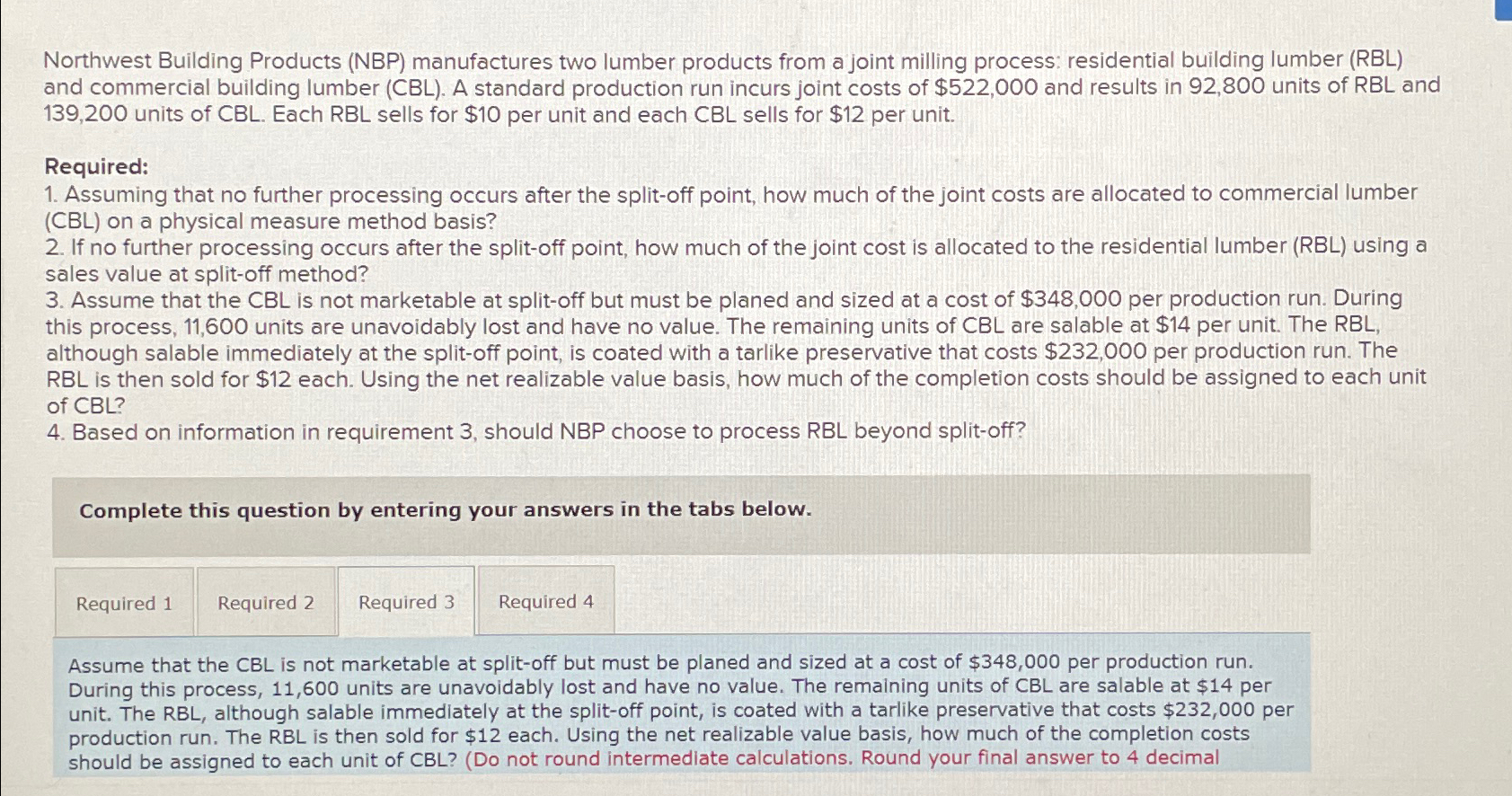  NUMBER 3ONLY!!! THE ANSWER IS NOT 5.25!!!! Northwest Building Products (NBP)
