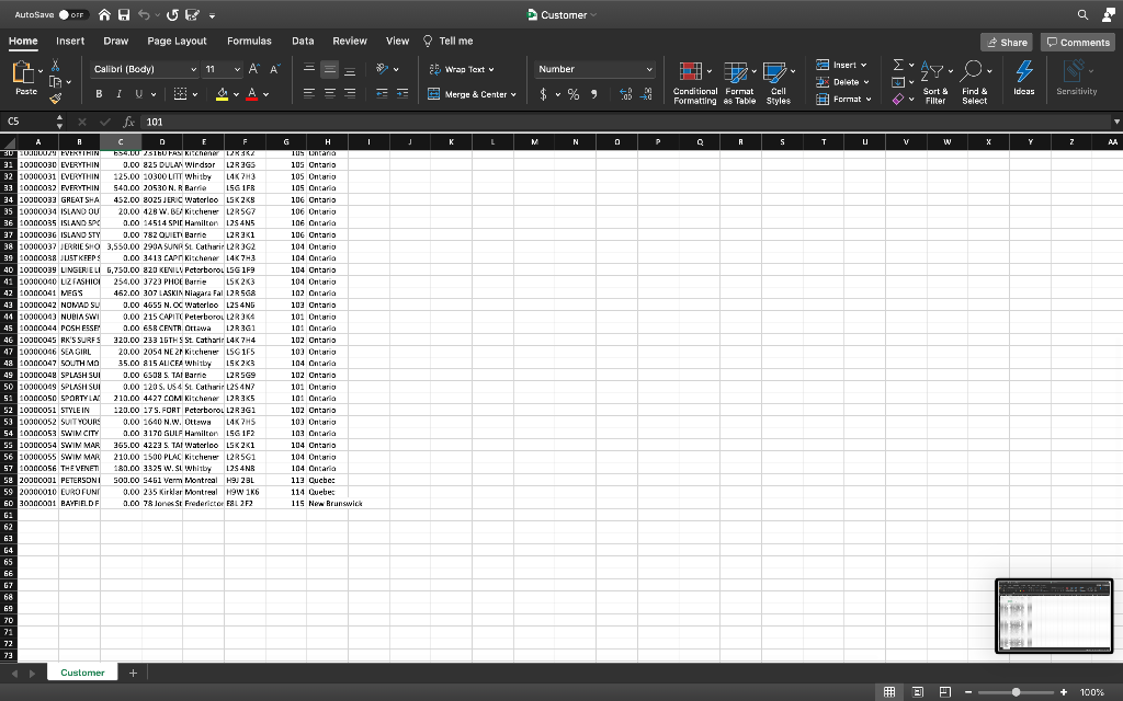 Phase I & II) Create a form with a sub-form for sales,