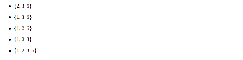 and print all subsets of that set The program must handle repetitive