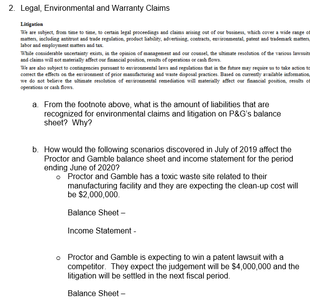 and Warranty Claims Litigation We are subject, from time to time, to