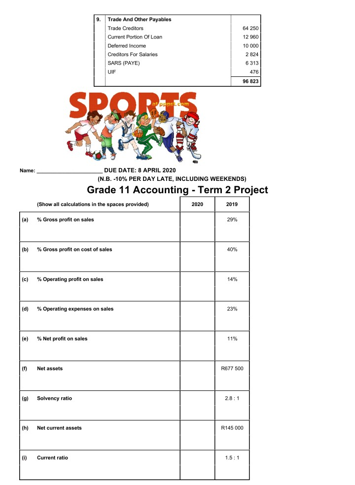 ncial given to call the ancial indi q uired for the year