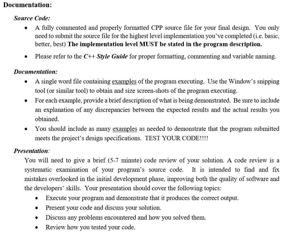 the program and complete the required steps for the desired entry. Please