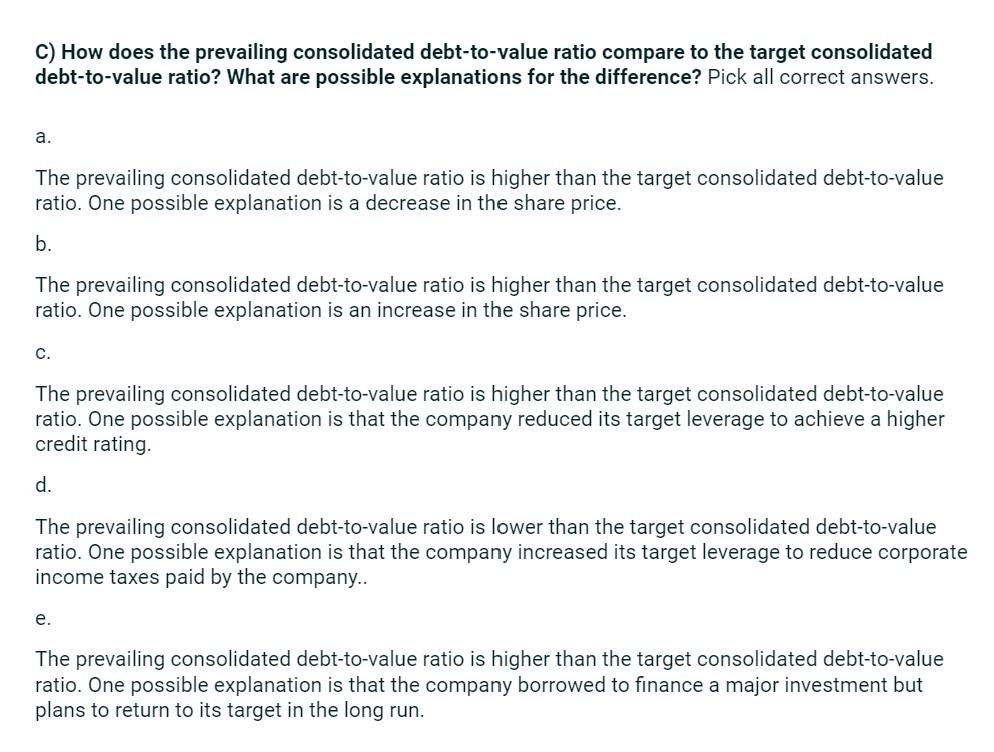 refining and marketing (R\&M). The marginal tax rate (TC) is 35% and