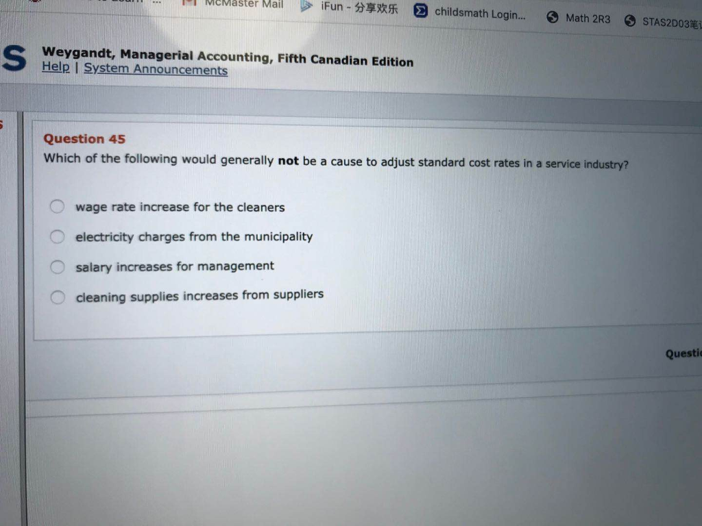  MeMaster Mail > iFun - 398 > childsmath Login. Math 2R3