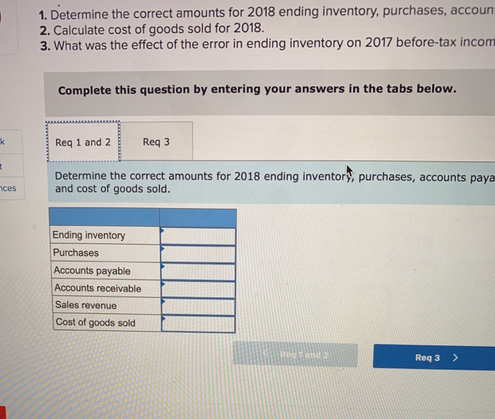 a periodic inventory system. The company's ending inventory on December 31, 2018,