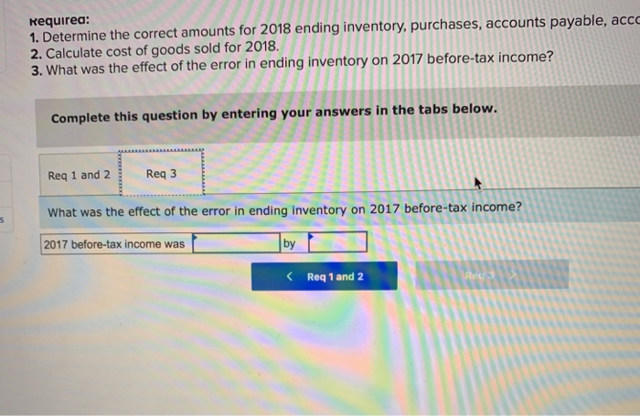 its fiscal-year end, based on a physical count, was determined to be