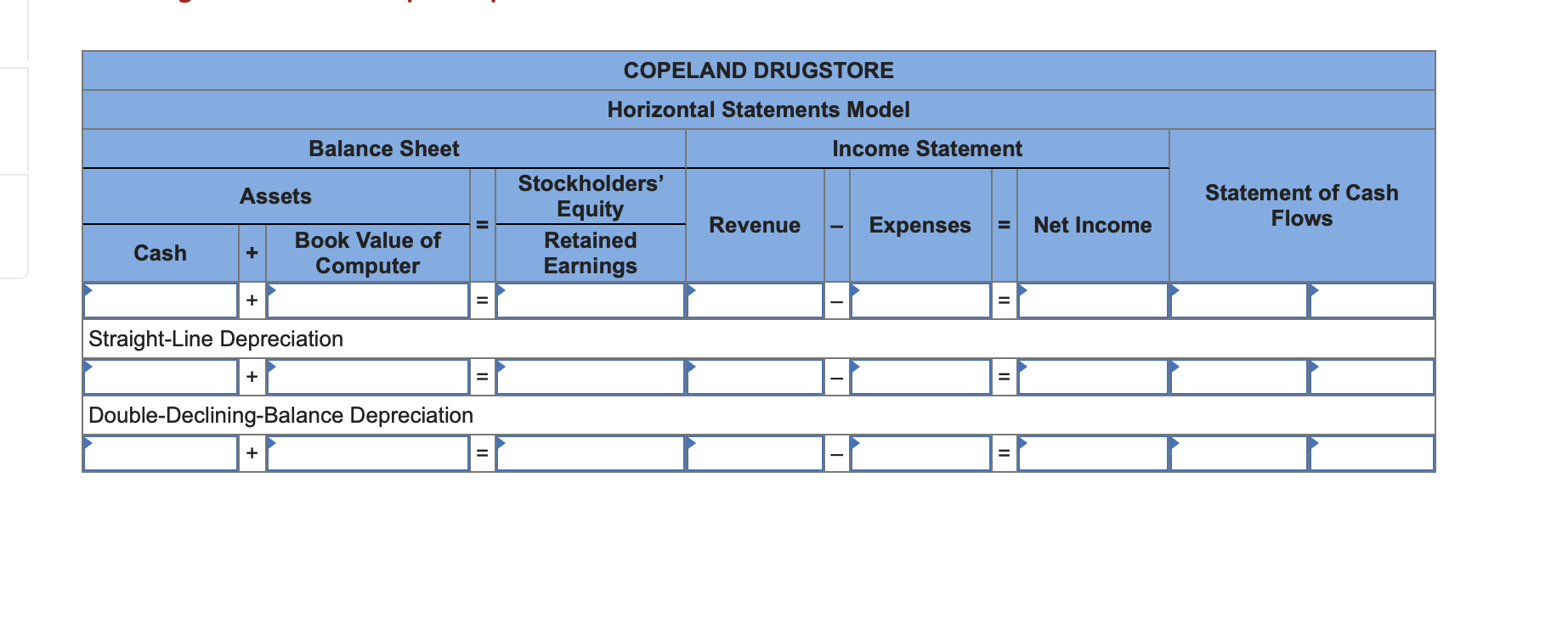Required information Exercise 8-9A (Algo) Computing and recording straight-line versus double-declining-balance depreciation