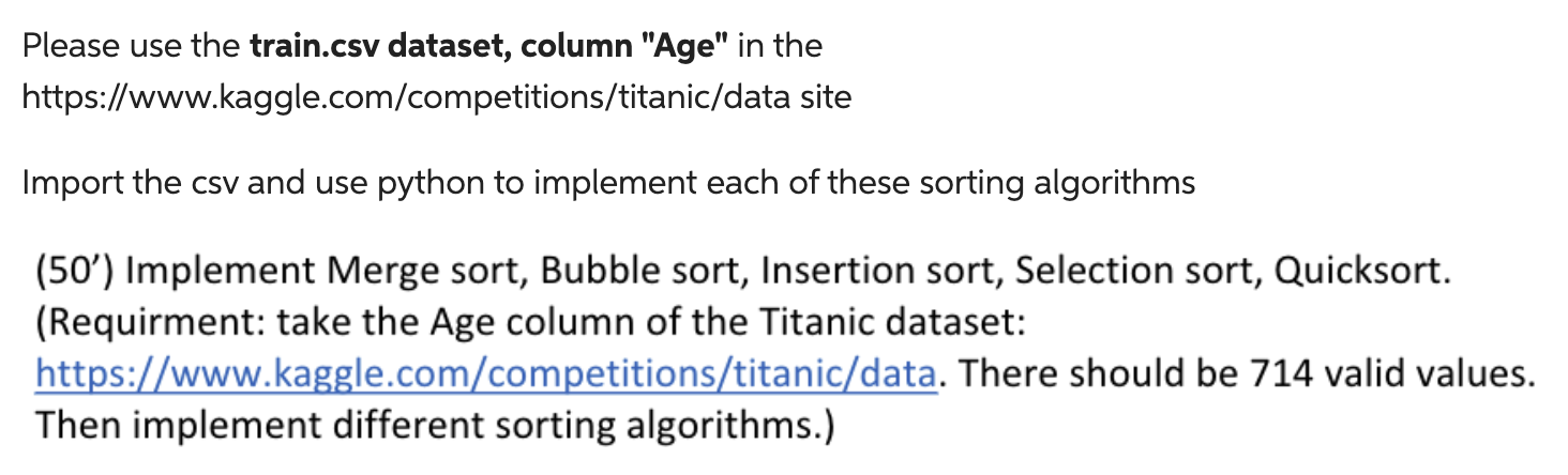 Please use the train.csv dataset, column "Age" in the https://www.kaggle.com/competitions/titanic/data site
