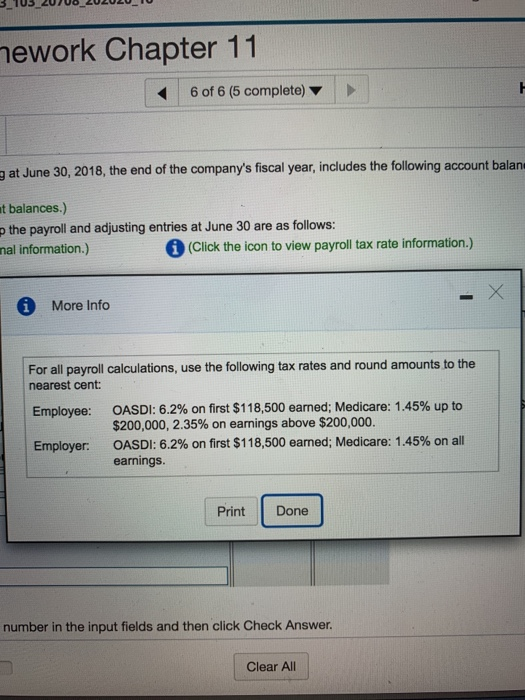 The general ledger of U-R-Shipping at June 30, 2018, the end of