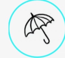  Could you draw this exact umbrella shape using python turtle? 