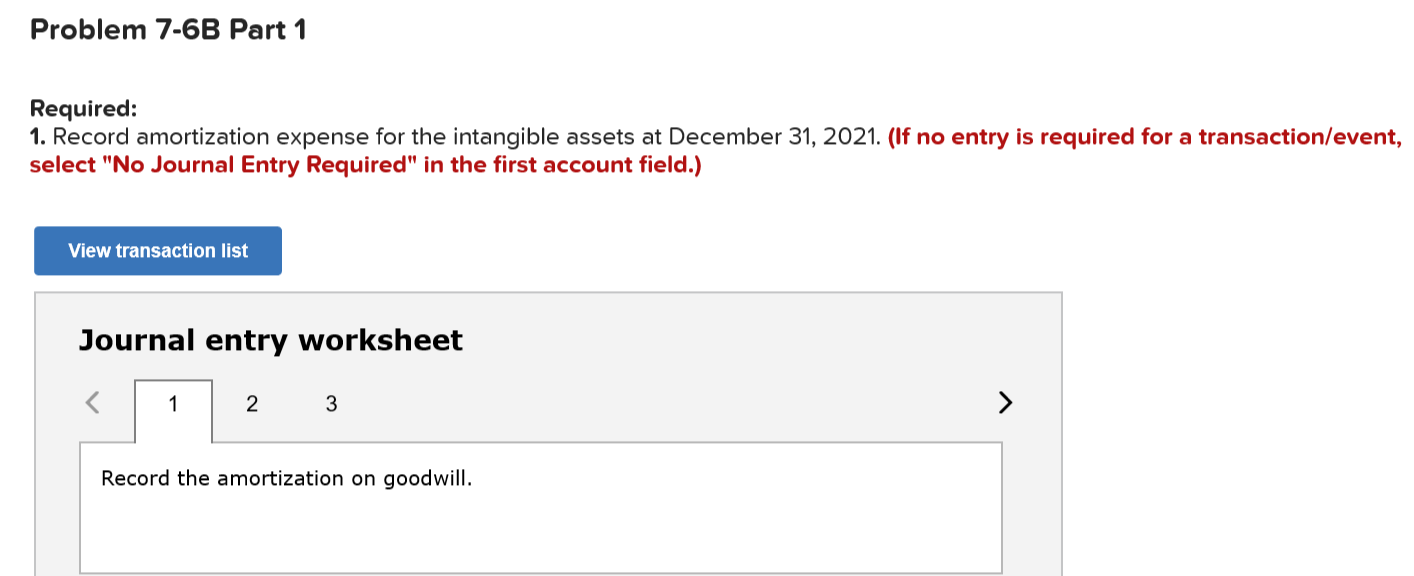 following information applies to the questions displayed below.] Required information Problem 7-6B