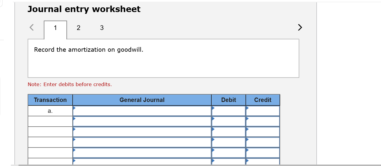 Record amortization and prepare the intangible assets section (L07-5) [The following information