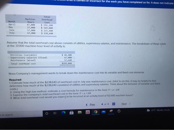 Need help with steps solved in the following problem for 1-4, thank