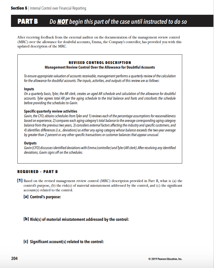 Auditing Cases, An Interactive Learning Approach, Seventh Edition. Oilfields-R-Us, Inc. Evaluation of