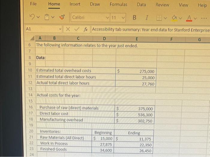  File Home Insert Draw Formulas Data Review View Help A1 fx
