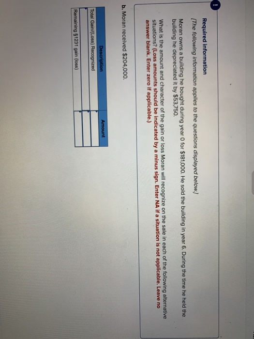 listed below. please indicate which number goes in which box. Required information