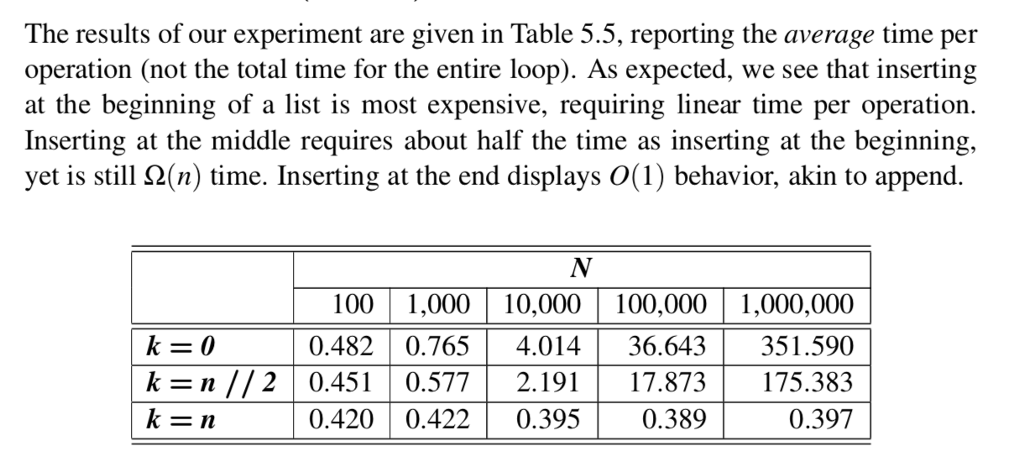values so that all removals occur either at the beginning, middle, or
