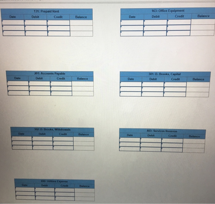 Consultants and completes the following transactions in March. March 1 Brooks invested