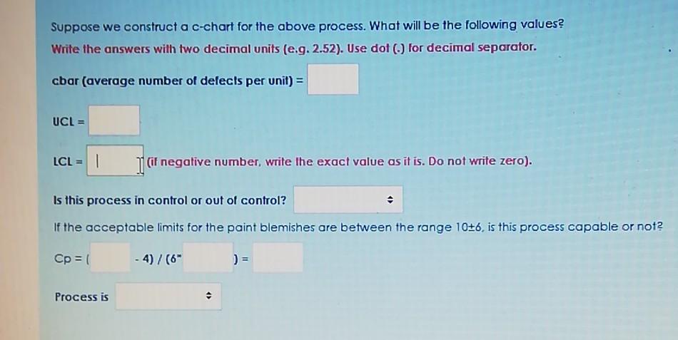 incomplete a) The finishing department of a motorcycle production facility keeps track